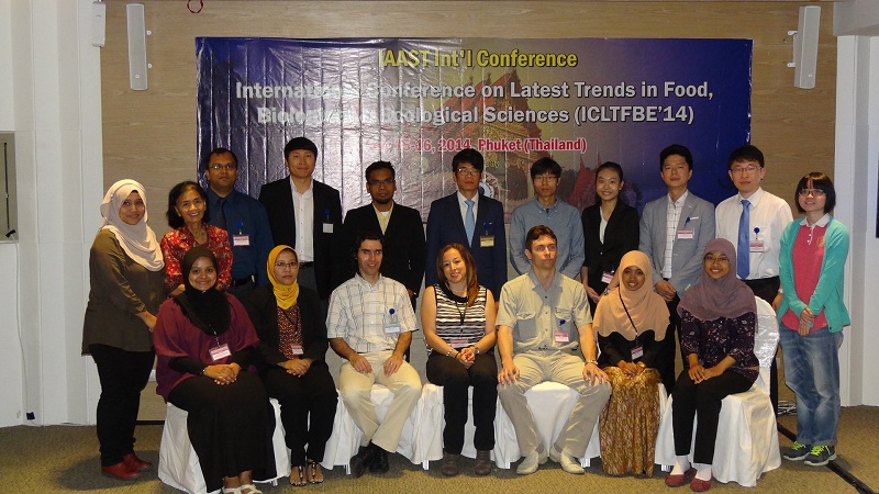 Foto International Conference on Latest Trends in Food, Biological and Ecological Sciences (ICLTFBE'14)