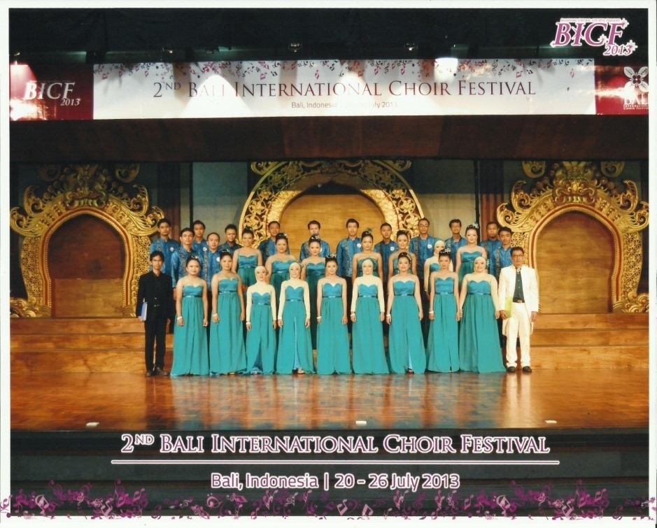Foto 2nd Bali International Choir Competition, Silver Medal in Mixed Choir 