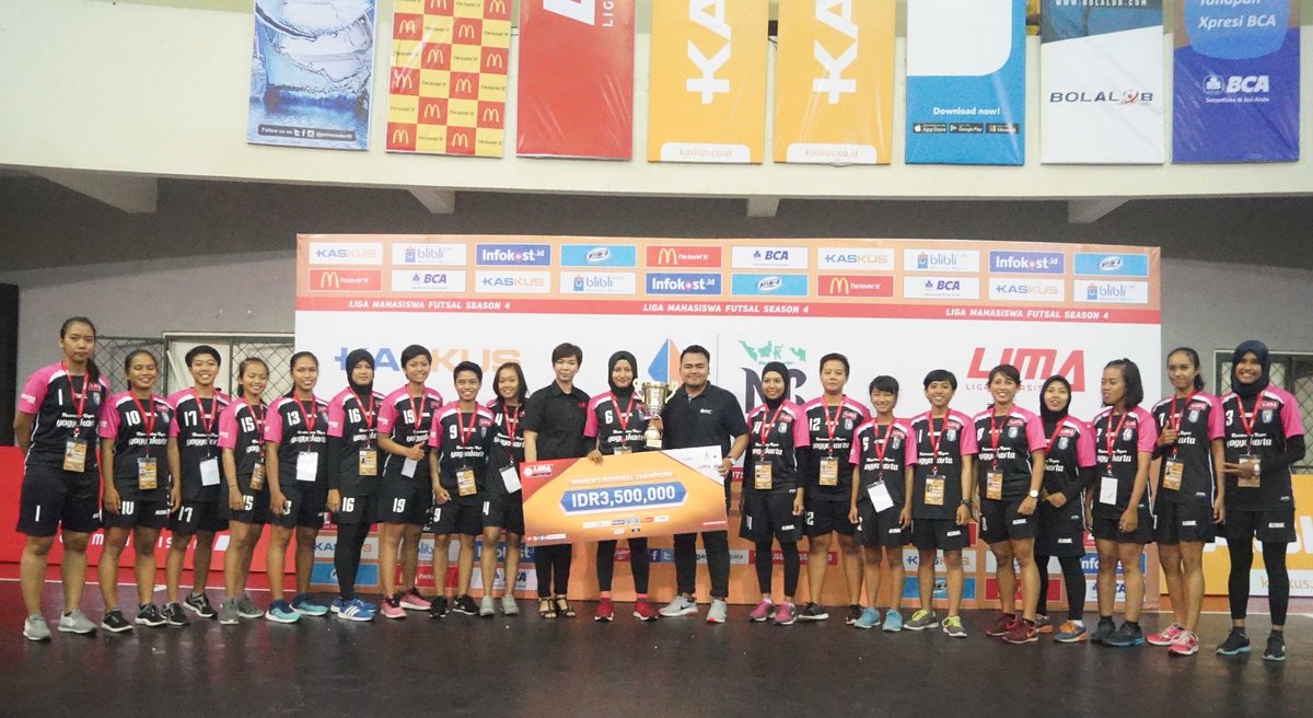 Foto Central Jawa Conference Liga Mahasiswa Futsal Putri antar Perguruan Tinggi Tahun 2016