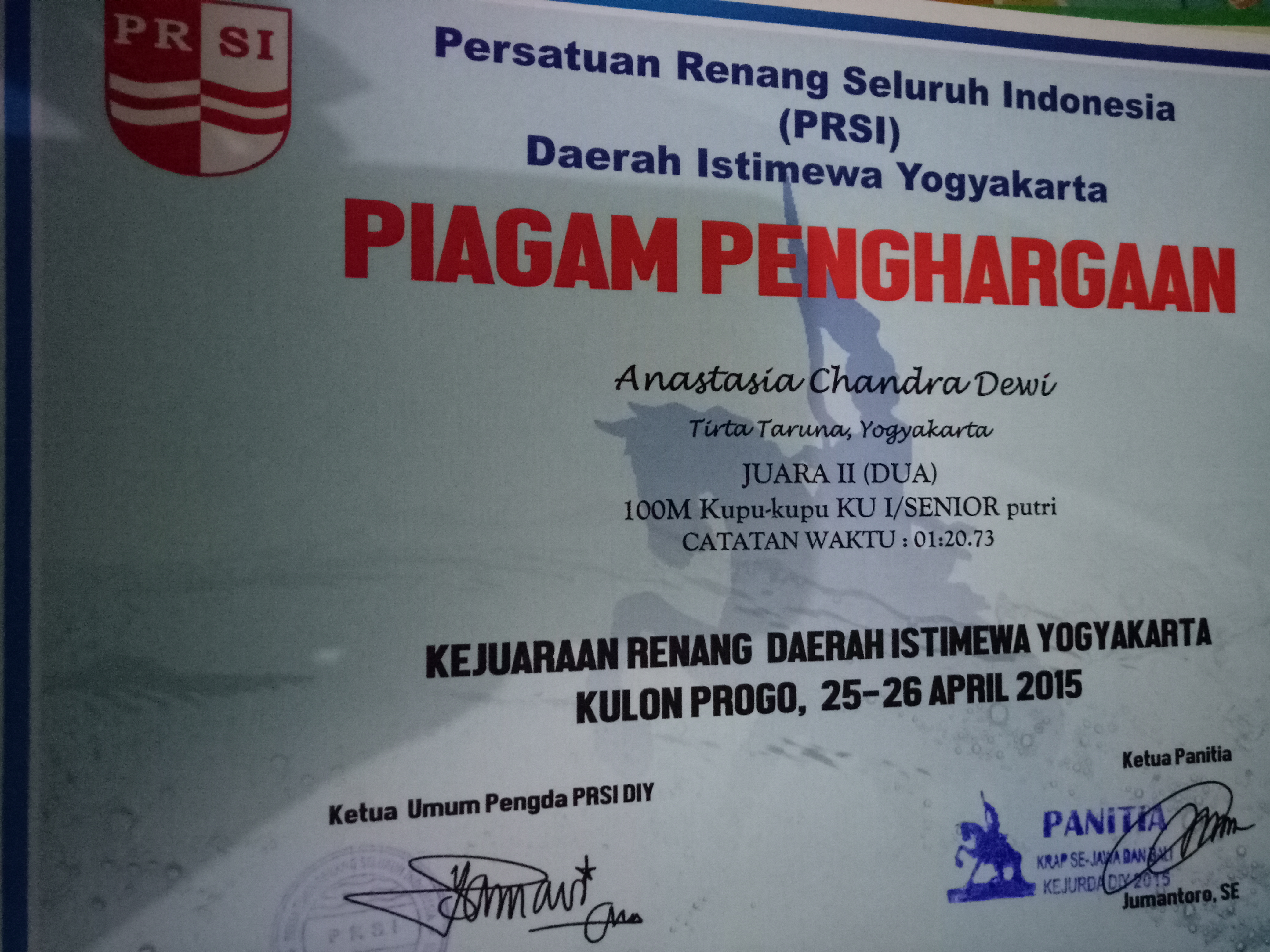 Foto 50 m Gaya Bebas Putri Kejuaraan Renang antar Mahasiswa se-Indonesia (KRAMSI) V Tahun 2014 di Universitas Hasanuddin Makassar