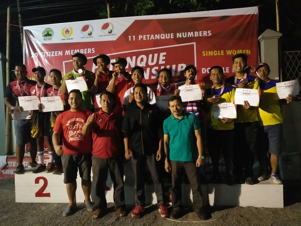 Foto Kejuaraan Provinsi (Pra PORPROV) Jawa Tengah Cabang Olahraga Petanque Tahun 2017