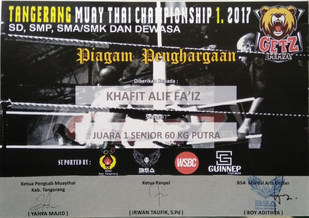 Foto Tangerang Muay Thai Championship 
