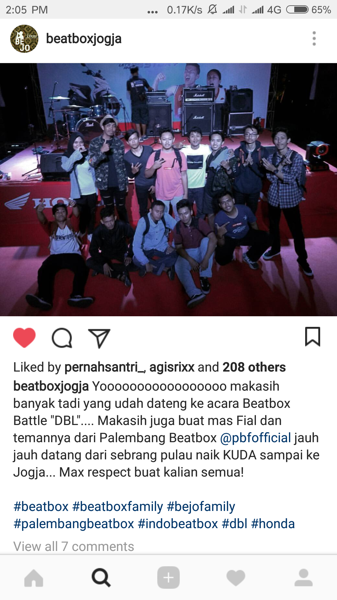 Foto Kompetisi Beatbox Honda DBL 2017