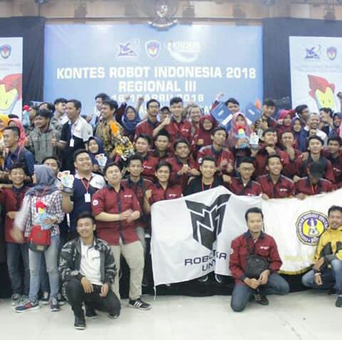 Foto Kategori KRI dalam Kontes Robot Regional III DIY-Jateng 2018 di UPGRIS Semarang