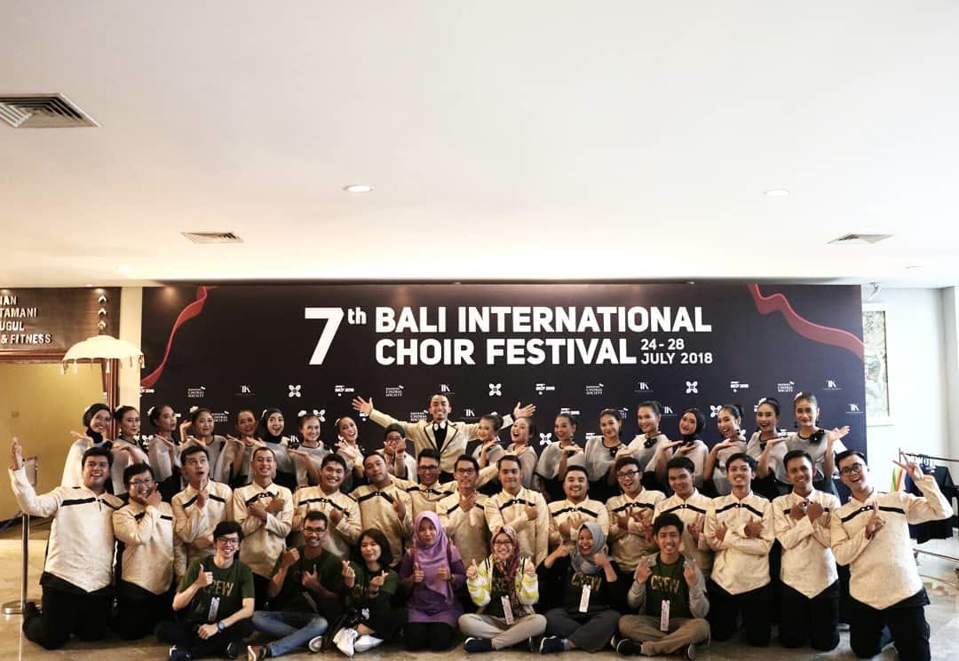 Foto Bali International Choir Festival ke 7 tahun 2018 kategori mix choir
