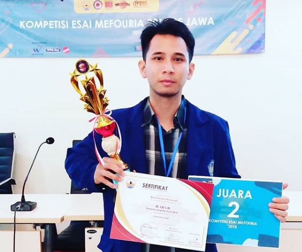 Foto 2ND Winner of National Essay Competition MEUFORIA, Universitas Tidar, Magelang, November 2018