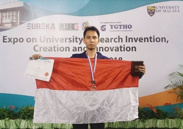 Foto 3rd Winner of International Research Innovation Invention & Solution Exposition IRIISE, University of Malaya, Malaysia, August 2018