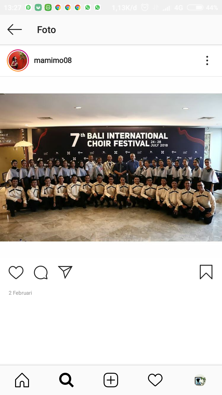 Foto Bali International Choir Festival 2018