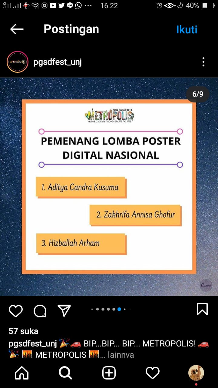 Foto Lomba desain poster
