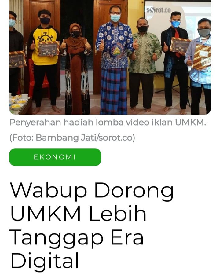 Foto Kompetisi Konten Iklan Produk Lokal UMKM Kulon Progo 2020
