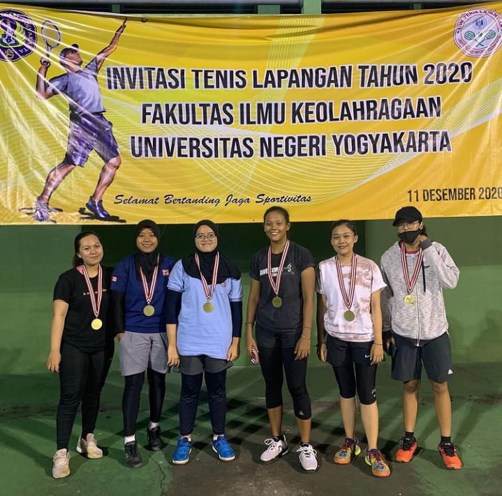 Foto invitasi tenis lapangan tahun 2020 fakultas ilmu keolahragaan universitas negeri yogyakarta