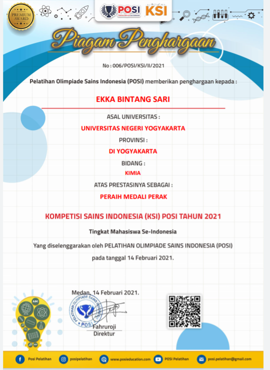Foto Kompetisi Sains Indonesia (KSI) POSI 2021