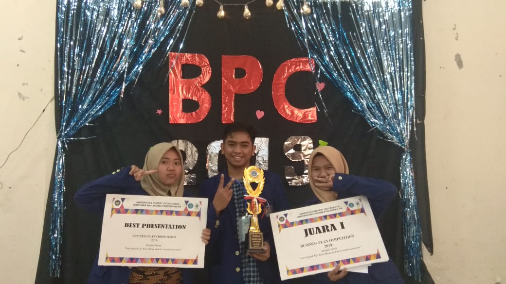 Foto Business Plan Competition HIMA IPA UNY 2019 