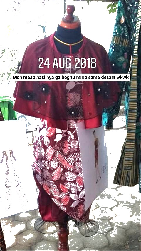 Foto Lomba Desain Busana Batik Sleman. Gebyar Batik Sleman Tahun 2018