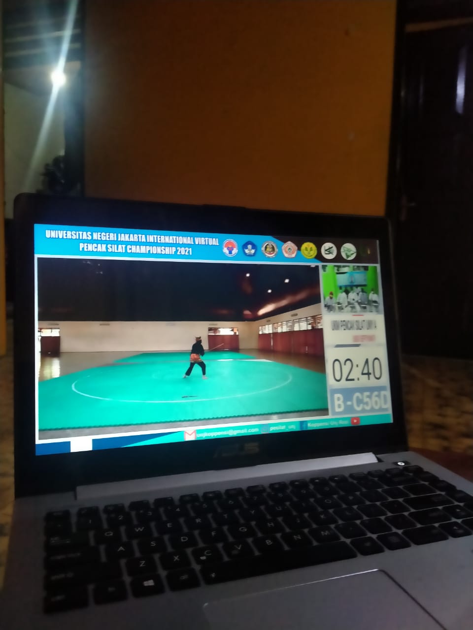 Foto Kejuaraan internasional Virtual Pencak Silat Universitas Negeri Jakarta 2021 