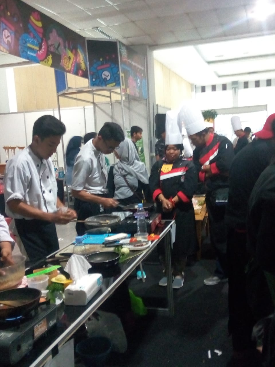 Foto Acara Blind Cooking Competition event Jogja Creative Food Festival 2018