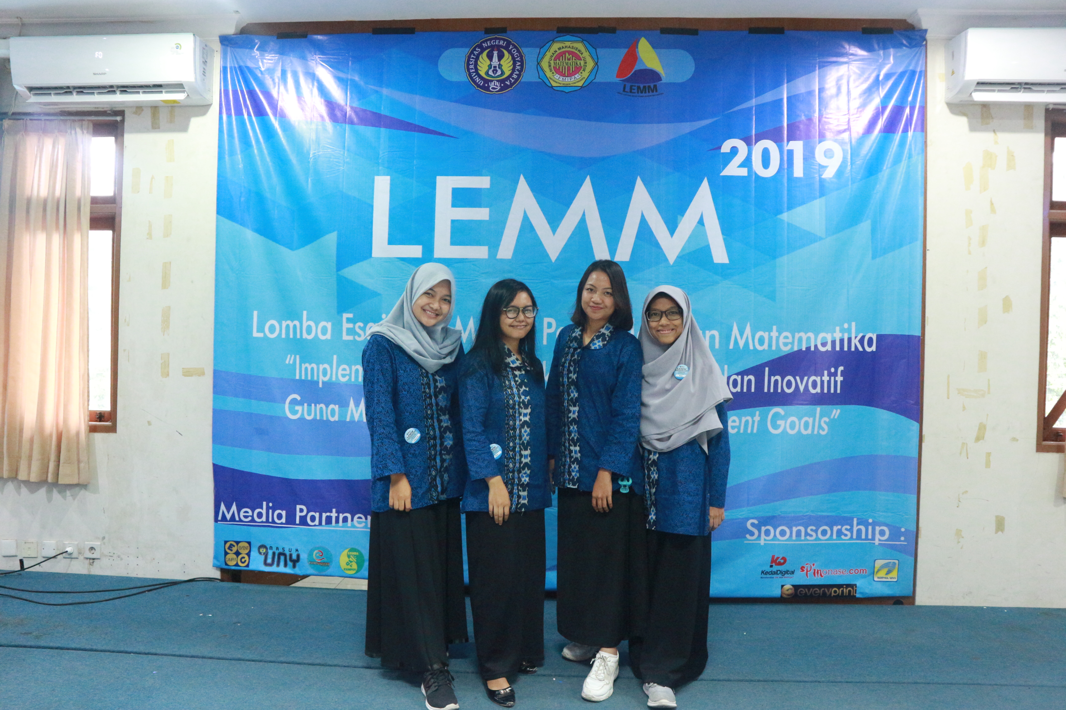 Foto Lomba Esai dan Media Pembelajaran Matematika (LEMM) 2019