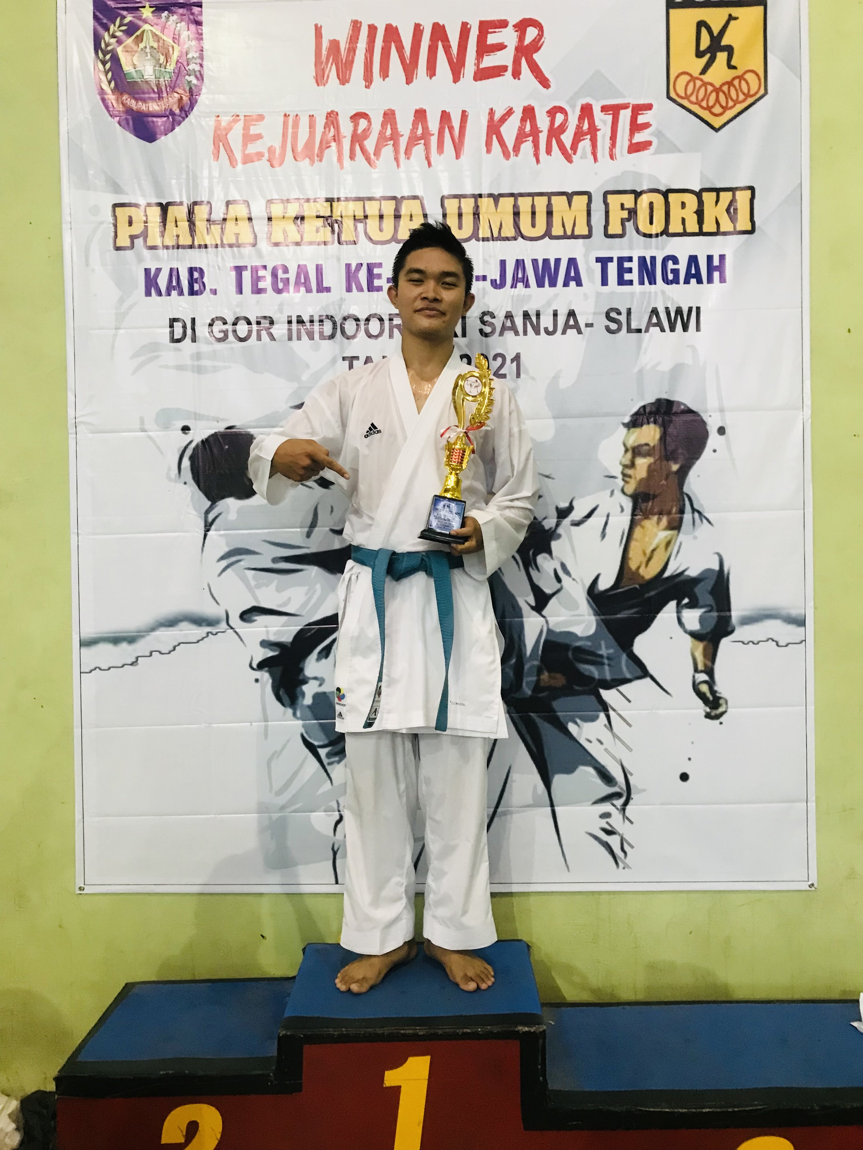 Foto Kejuaraan Karate Piala Ketua Umum FORKI Kabupaten Tegal 2021
