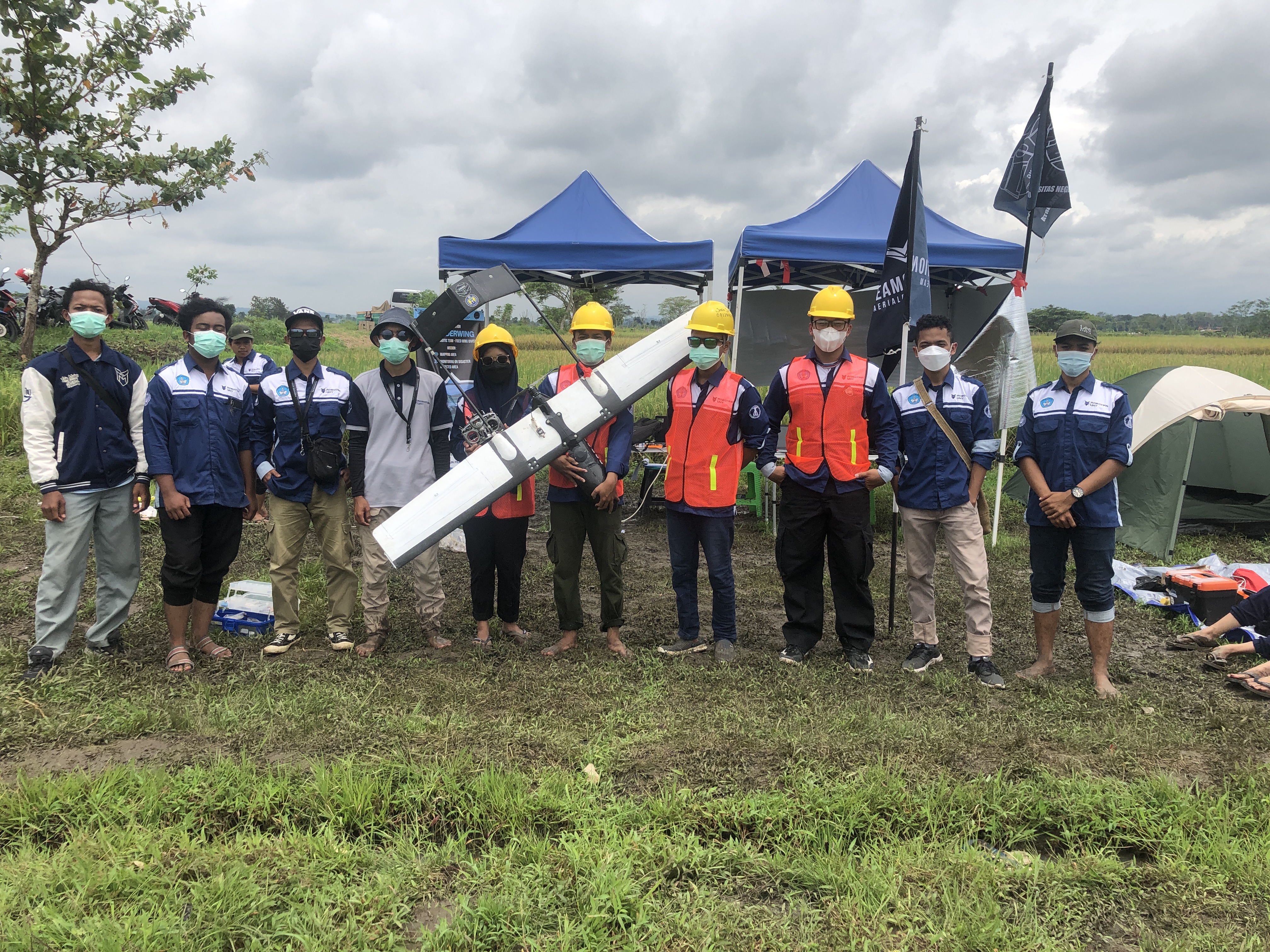 Foto Kontes Robot Terbang Indonesia 2021