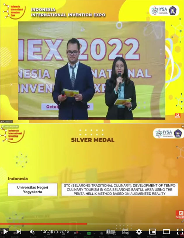 Foto INDONESIA INTERNATIONAL INVENTION EXPO (IIIEX) 2022 Categories Industry 4.0  - Online & Offline Competition