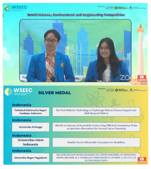 Foto WORLD SCIENCE, ENVIRONMENT, AND ENGINEERING COMPETITION (WSEEC) 2023 Categories Technology - Online & Offline Competition