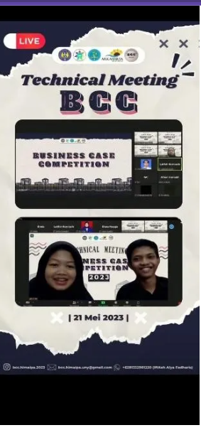 Foto  BUSINESS CASE COMPETITION HIMA IPA UNY 2023