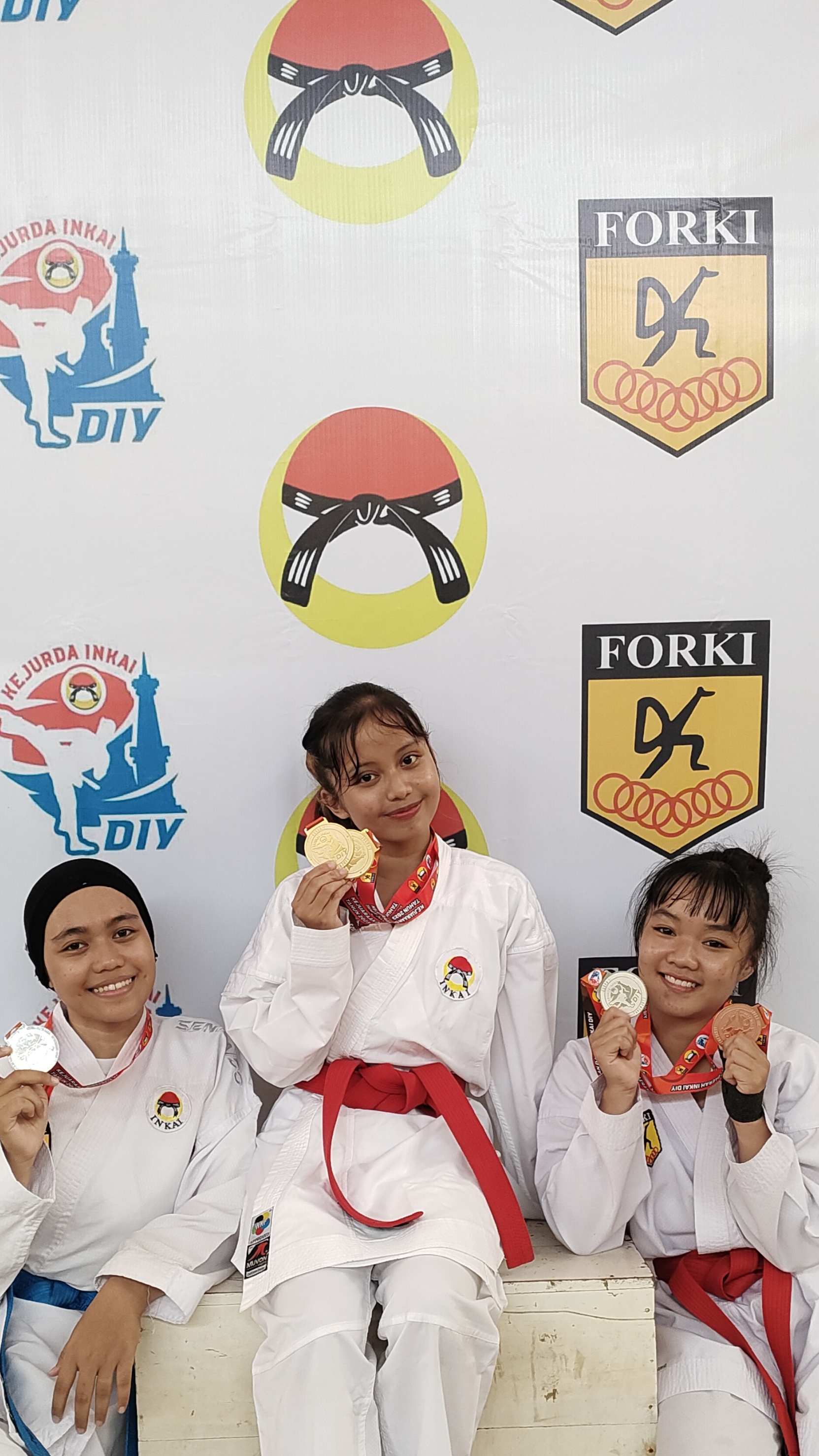 Foto Kejuaraan Daerah Karate INKAI DIY 2023