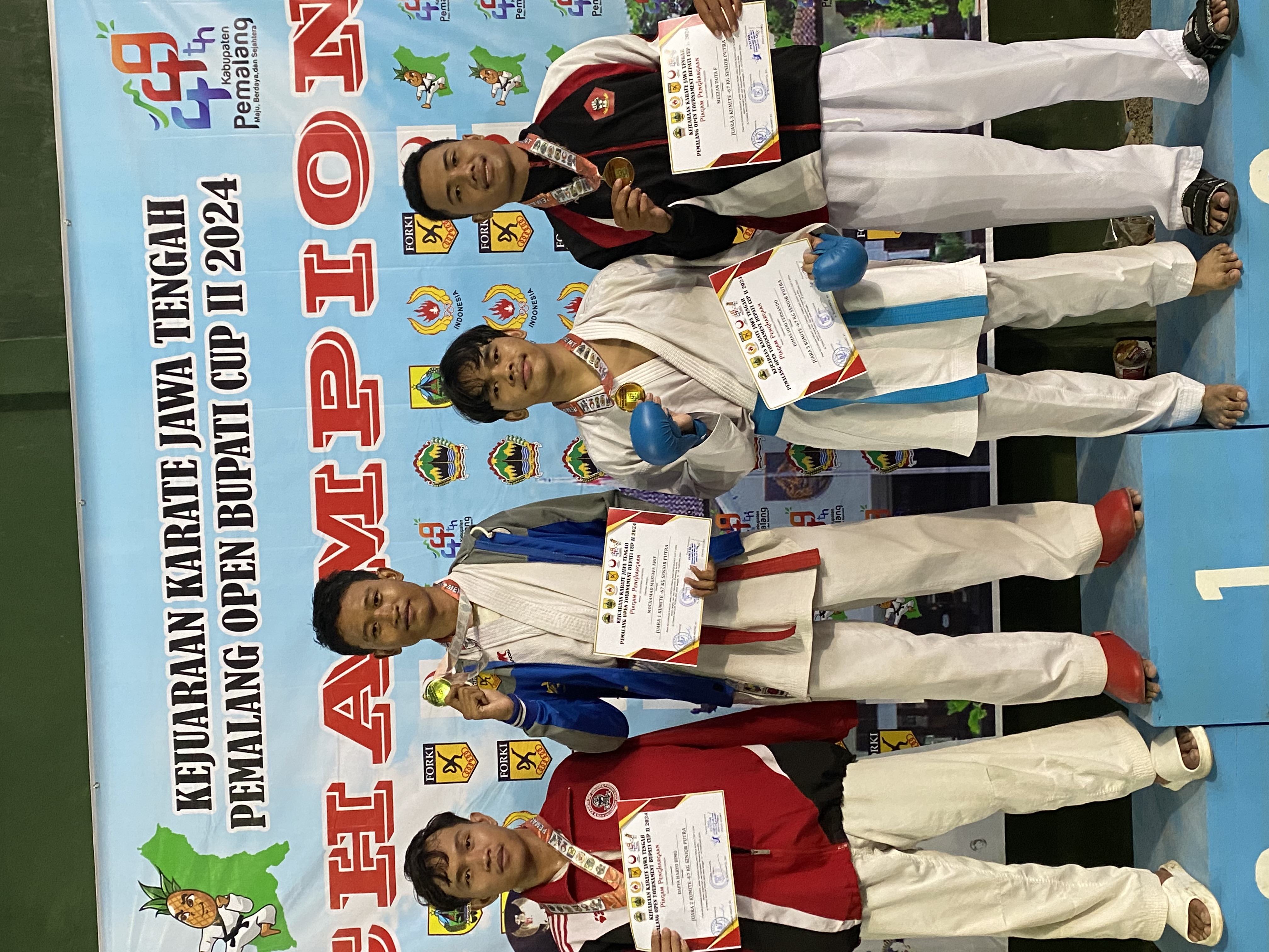 Foto Kejuaraan Karate Jawa Tengah Pemalang Open Tournament Bupati Cup II 2024