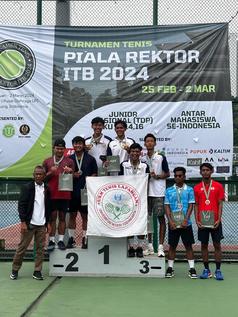 Foto Turnamen Tenis Piala Rektor ITB 2024
