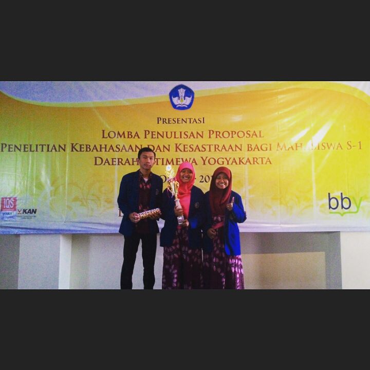 Foto Lomba Penulisan Proposal Penelitian Kebahasaan dan Kesastraan Indonesia bagi Mahasiswa S-1 Daerah Istimewa Yogyakarta 2015