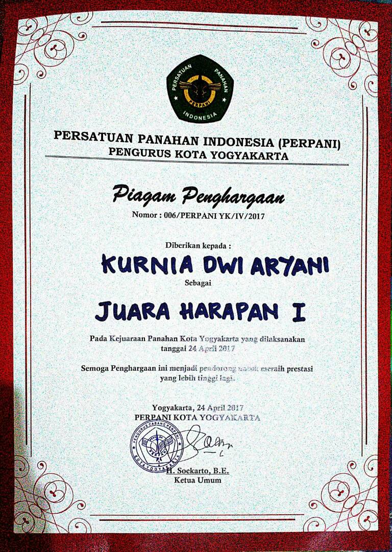 Foto Kejuaraan Panahan Kota Yogyakarta