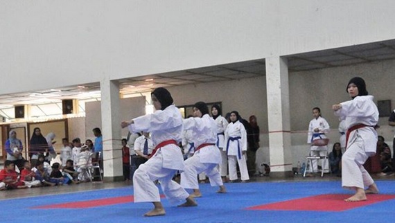 Foto Kejuaraan Karate INKAI se-Kabupaten Sleman tahun 2017
