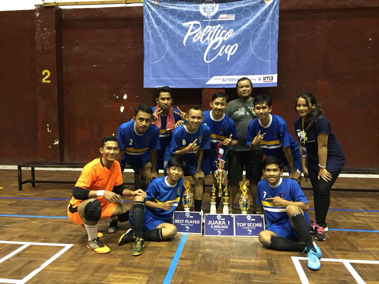 Foto Kejurnas Turnamen Futsal Politico Cup 2017