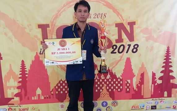 Foto 1ST Winner of National Innovation Contest at FE UNY, Yogyakarta, May 2018
