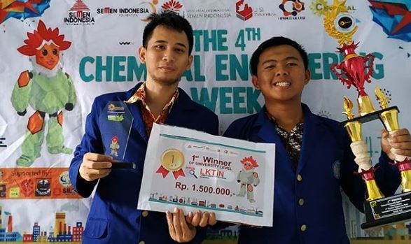 Foto 1st Winner Chemical National Scientific Competition category of College Student 2019