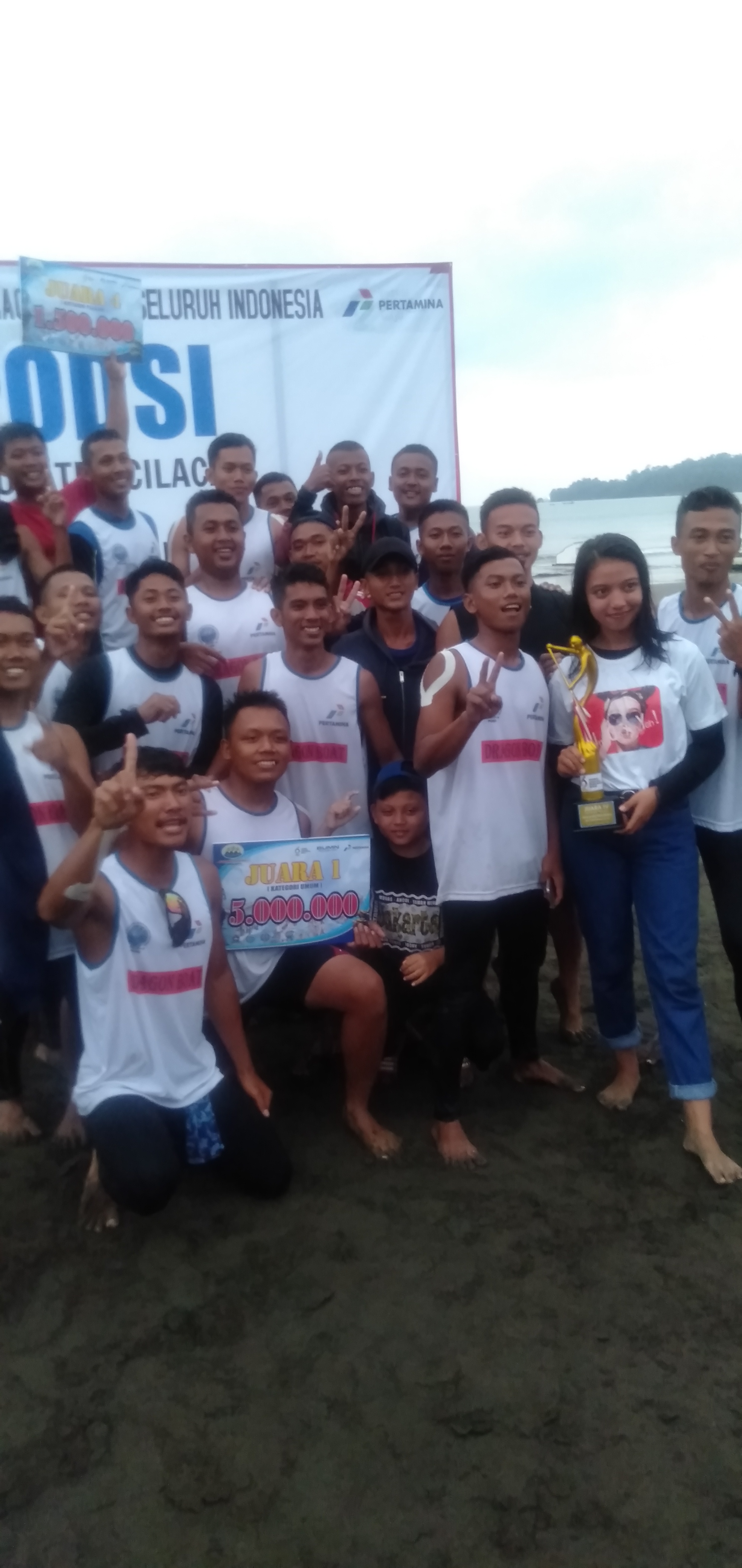 Foto Dragon Boat Race Tournament 300m Hut Pertamina 2019