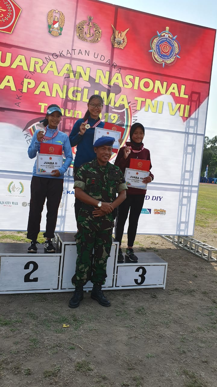 Foto Kejuaraan Nasional Atletik Panglima TNI VII 2019