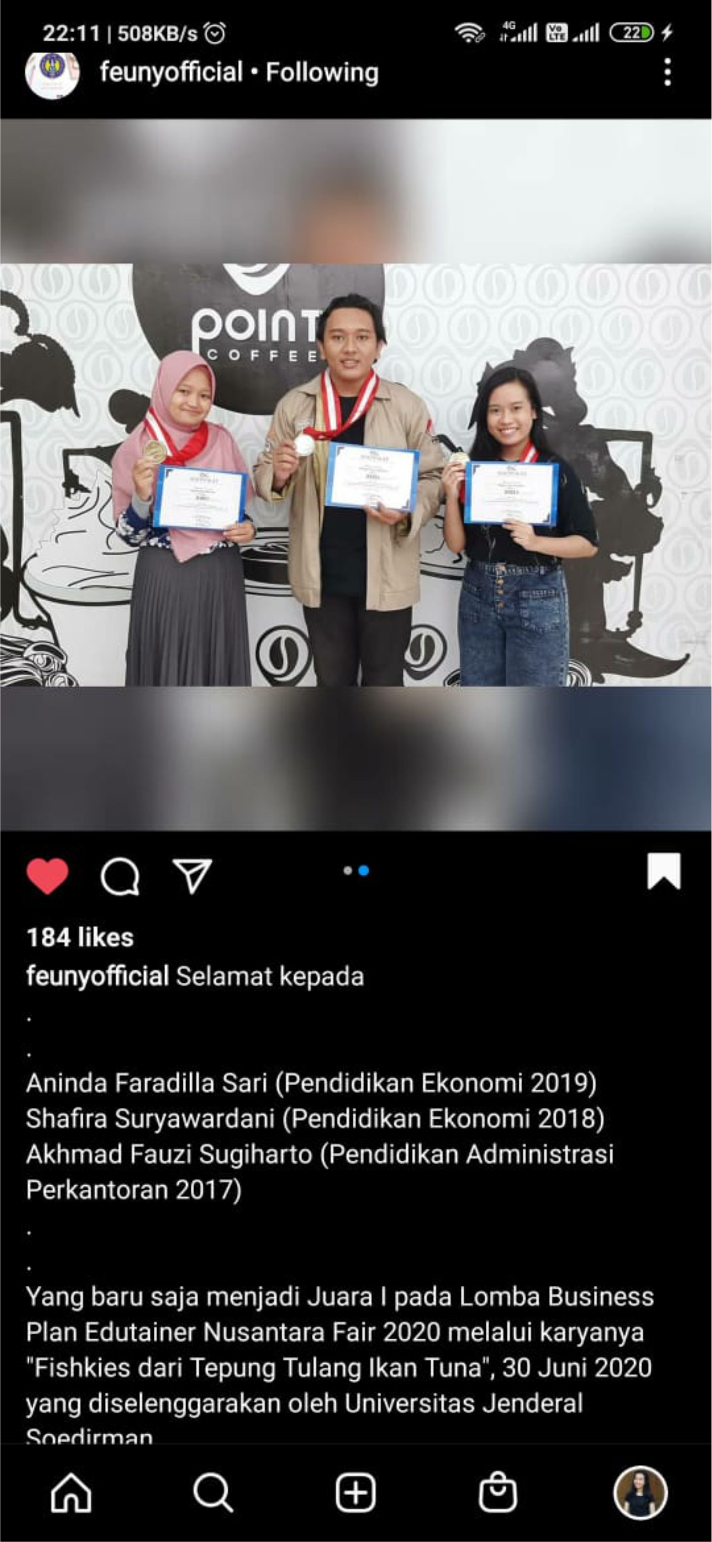 Foto Edutainer Nusantara Fiar (ENF) Business Plan Competition 2020