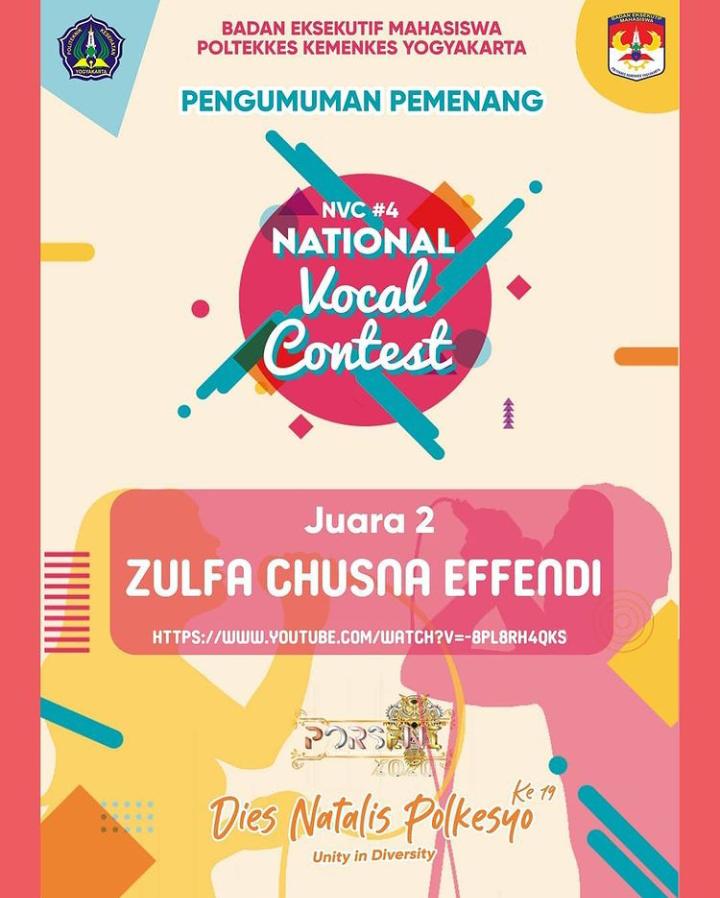 Foto National Vocal Contest Pekan Olahraga dan Seni Politeknik Kesehatan Kementerian Kesehatan Yogyakarta 2020