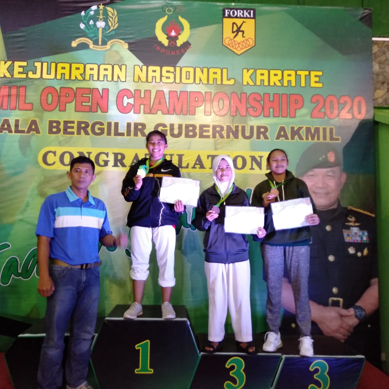 Foto Kejuaraan Nasional Karate 