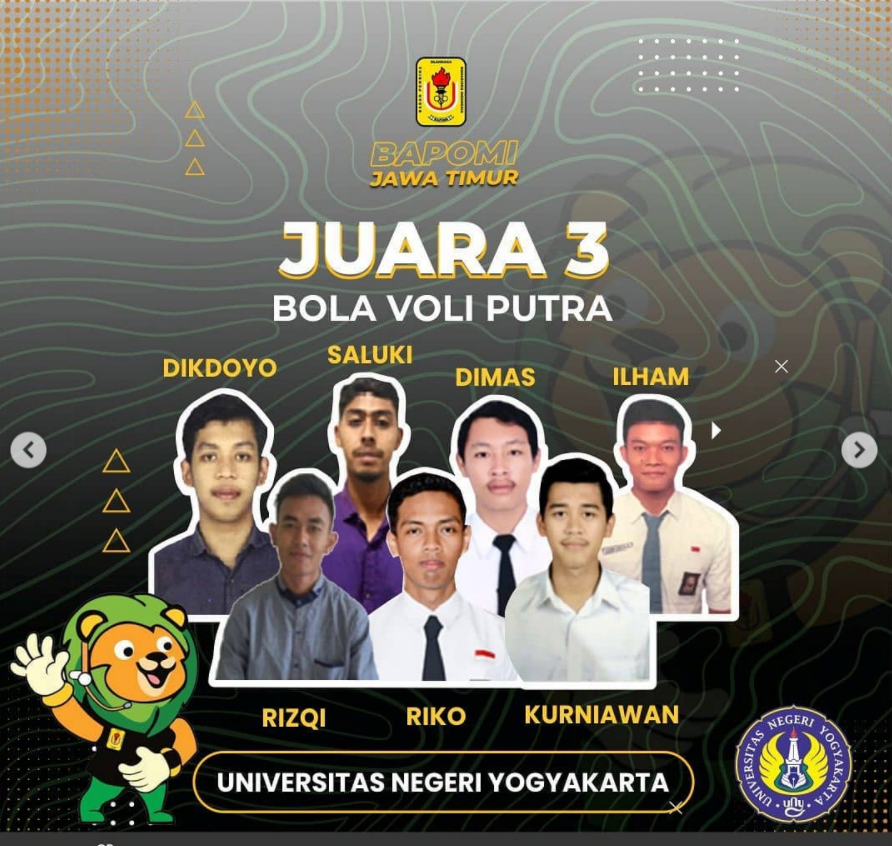 Foto Voli Putra BAPOMI JATIM National Virtual Sports Competition 2020