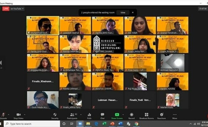 Foto Lomba Video Analisis Sosial Kompetisi Nasional Mahasiswa Pendidikan Sosiologi dan Antropologi Indonesia (KOMPENSANTI) 2020