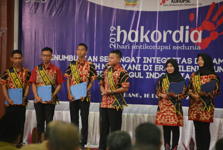 Foto Duta Integritas Jawa Tengah 2019