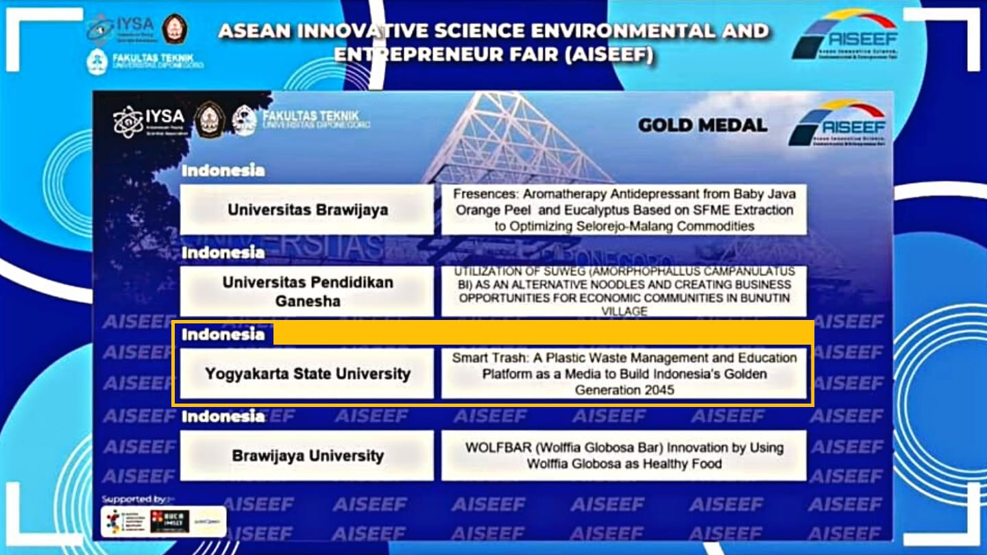 Foto Asean innovative Science Enviromental and Entreprenuer Fair (AISEEF)