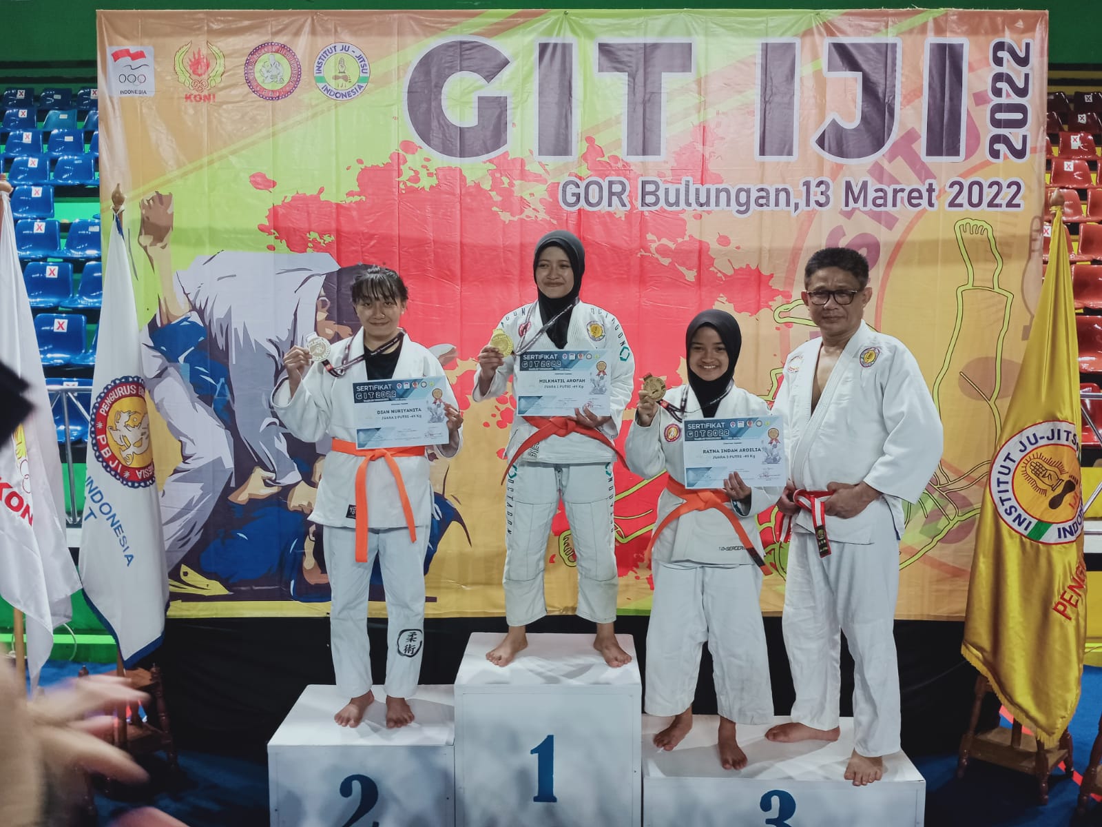 Foto Kejuaraan Nasional (KEJURNAS) Institut Ju-Jitsu Indonesia GIT 2022