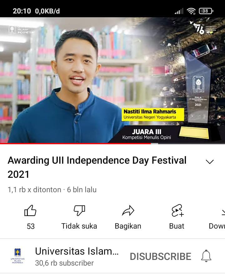 Foto Festival Hari Kemerdekaan UII 2021
