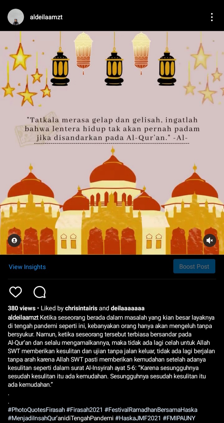Foto Festival Ramadhan Bersama Haska (Firasah) 2021