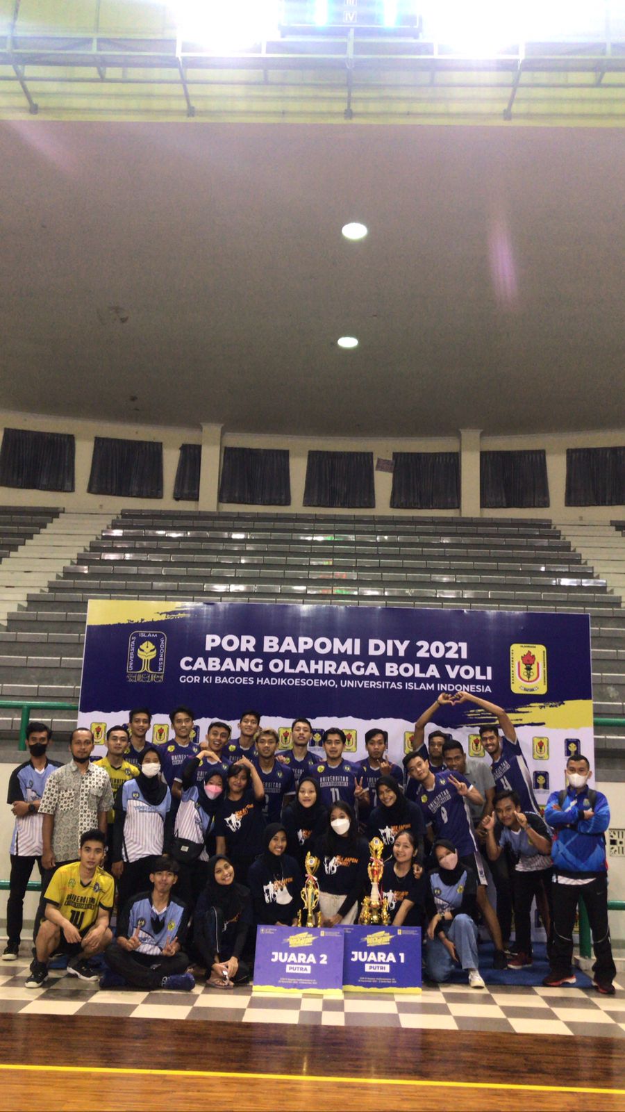 Foto POR BAPOMI cabang Olahraga Bola voli 2021