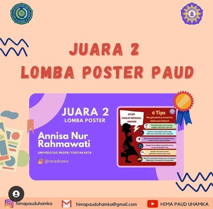 Foto  Lomba Poster Digital PAUD PRESENT 2021