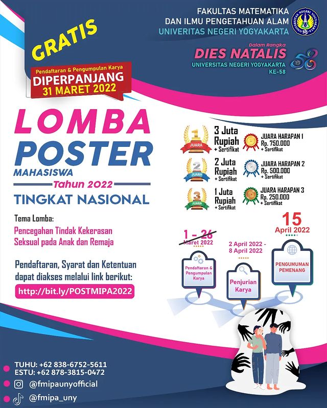 Foto Lomba Poster Mahasiswa Nasional tahun 2022